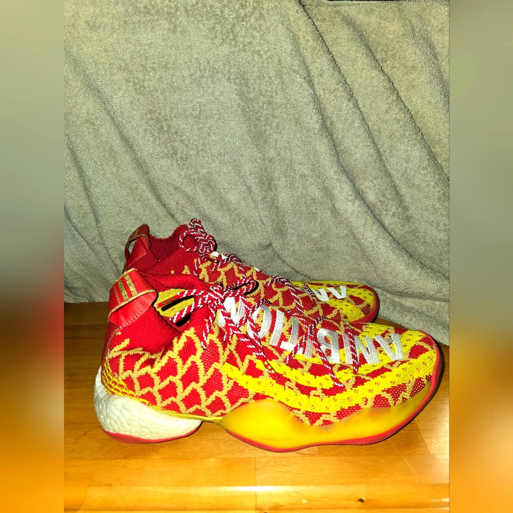 Size 11 - adidas Pharrell x Crazy BYW Chinese New Year Mens Running Shoes Love